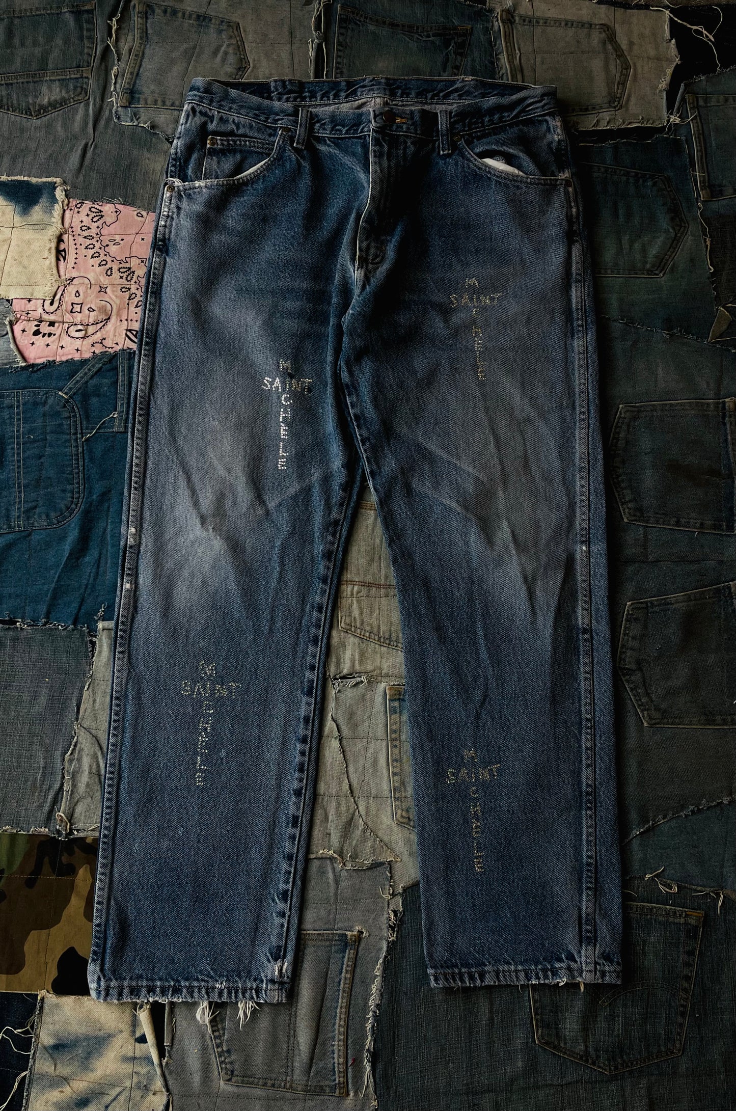$AINT OF ALL $AINT$ DENIM | RHINESTONE