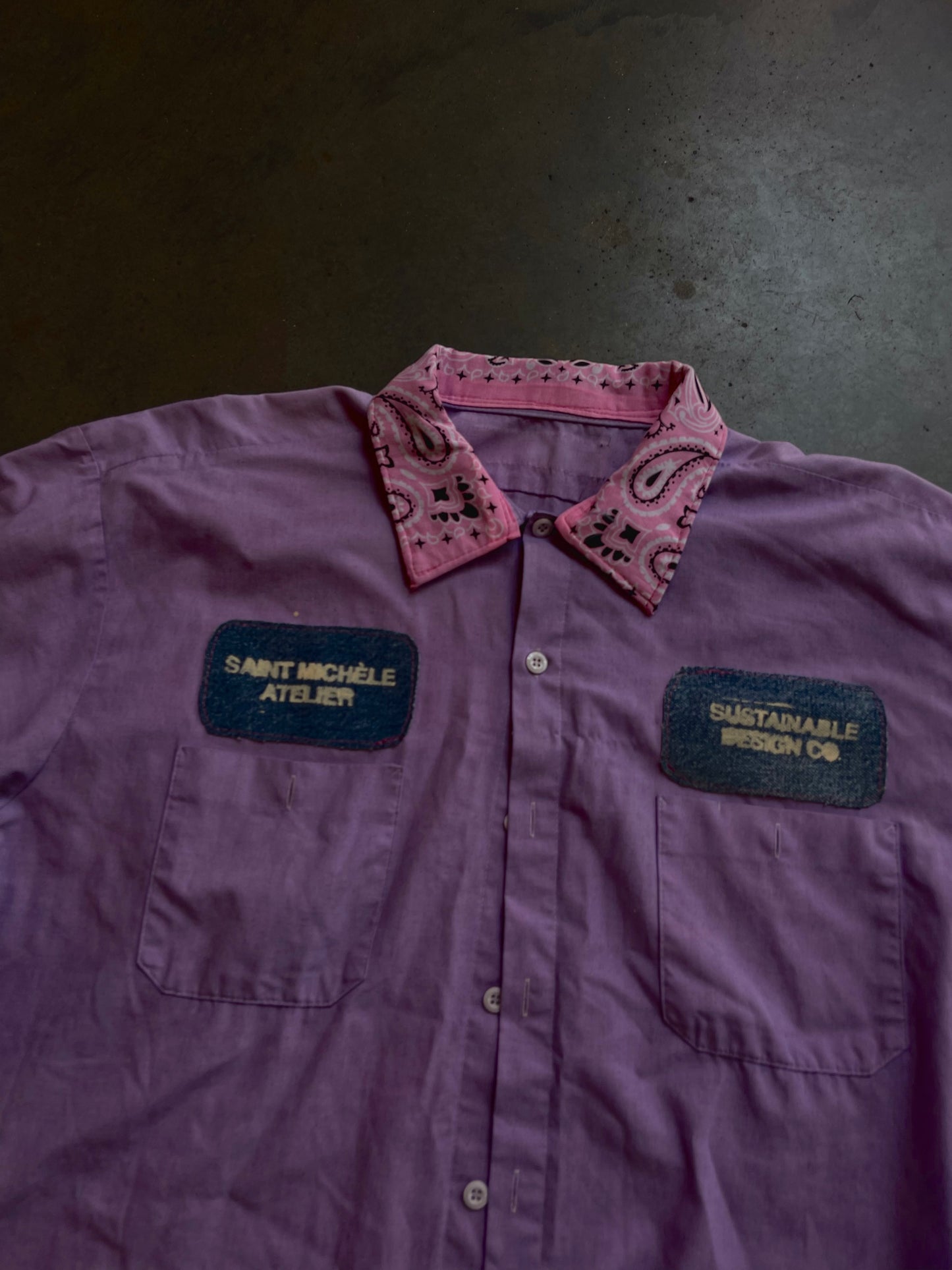 GARMENT DYED RE-WORKWEAR SHIRT | 003