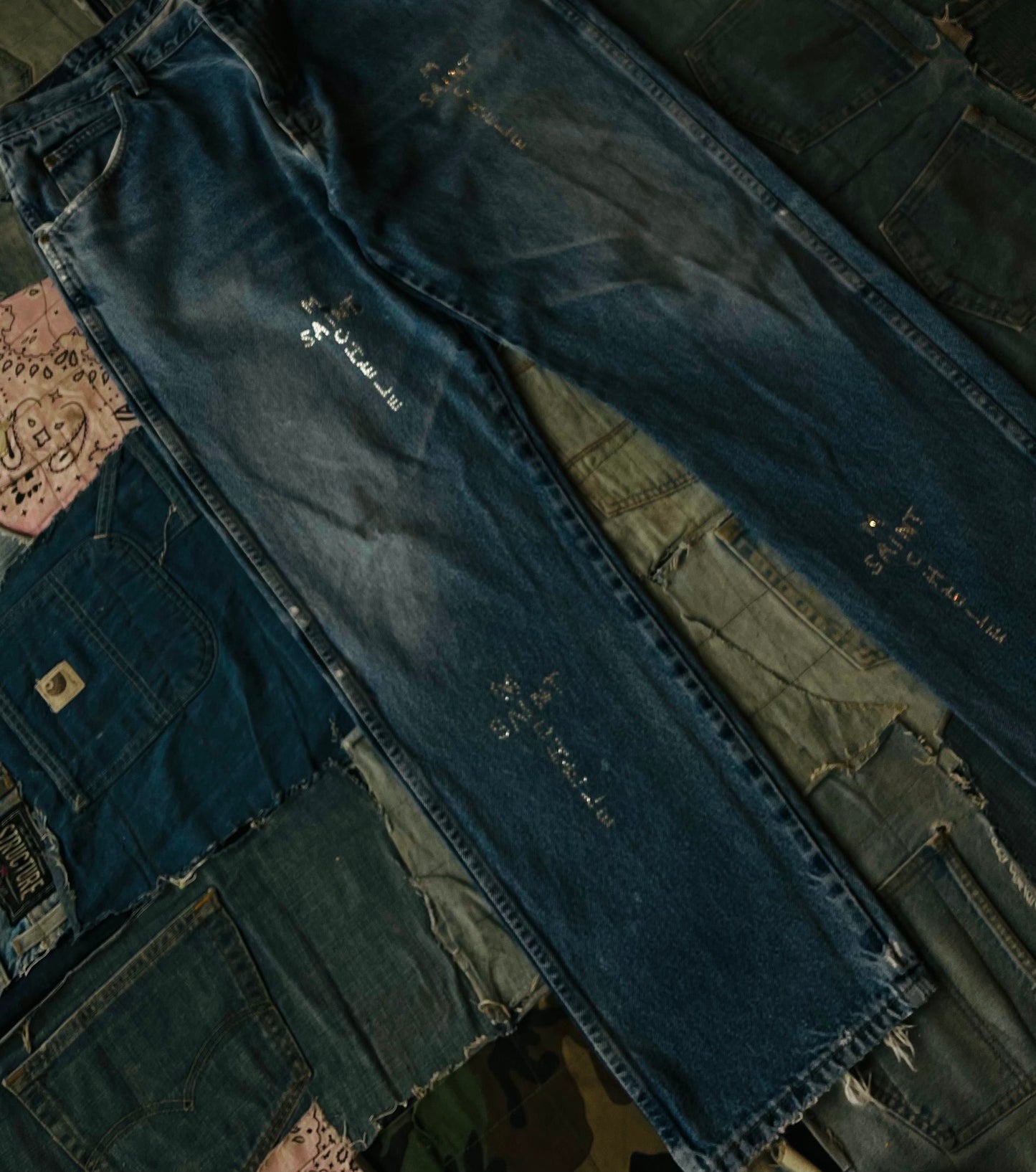 $AINT OF ALL $AINT$ DENIM | RHINESTONE