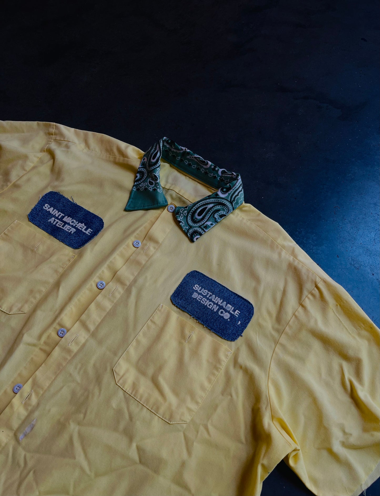 GARMENT DYED RE-WORKWEAR SHIRT | 001