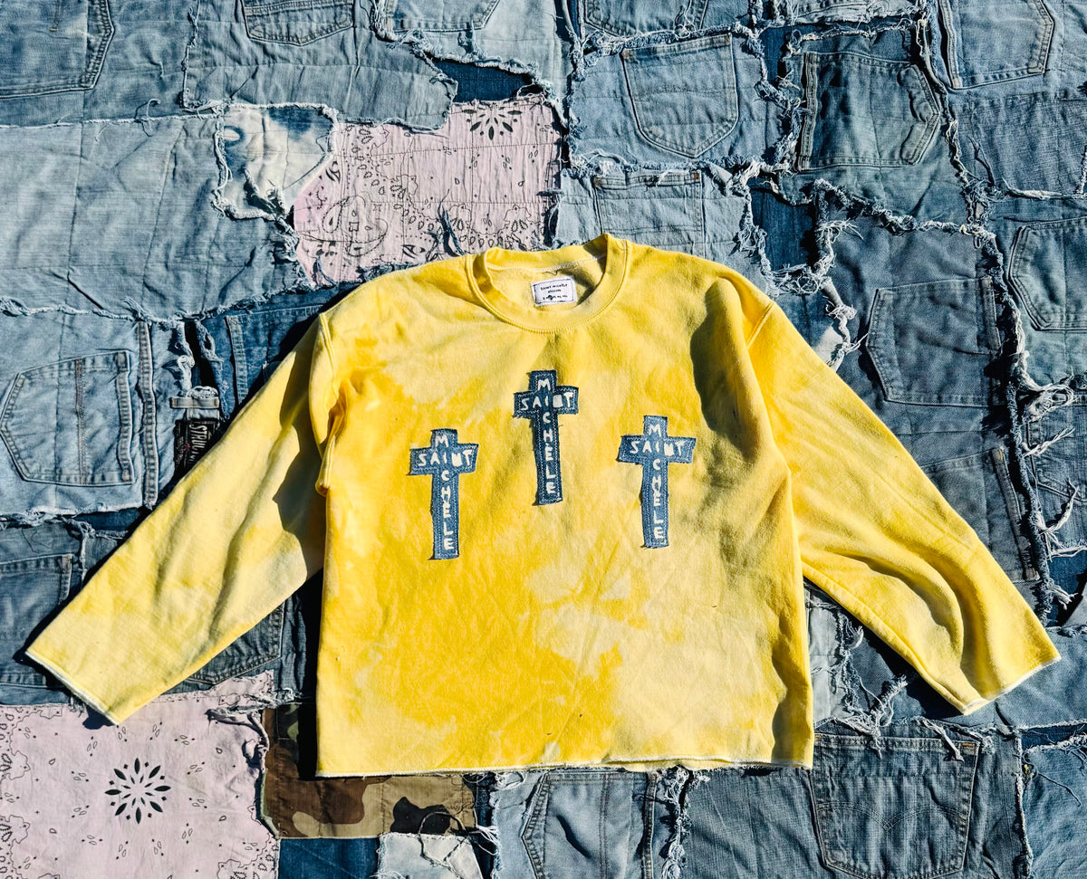 HOLY GHO$T CREWNECK | SUNBURST