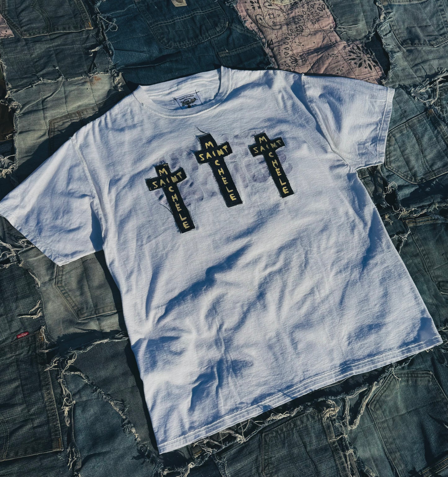 THE REWORKED TRINITY TEE | VINTAGE WHITE