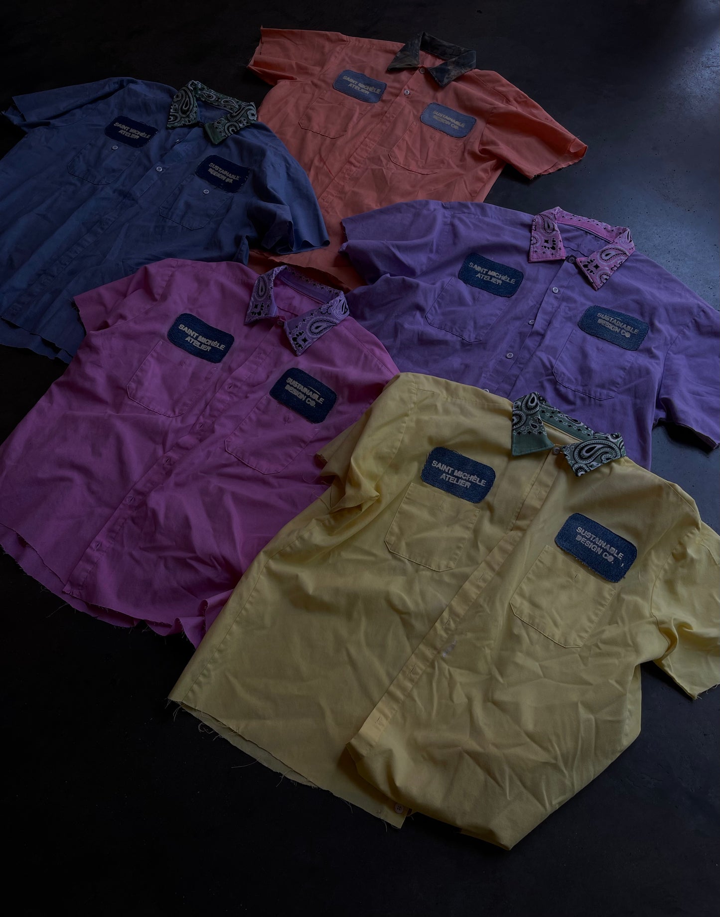 GARMENT DYED RE-WORKWEAR SHIRT | 005