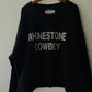 RHINESTONE COWBOY CREWNECK | 001