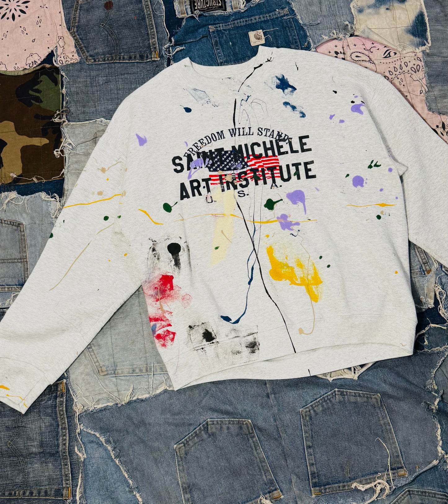 ATELIER ART INSTITUTE PAINTED CREWNECK | 012 - MEDIUM