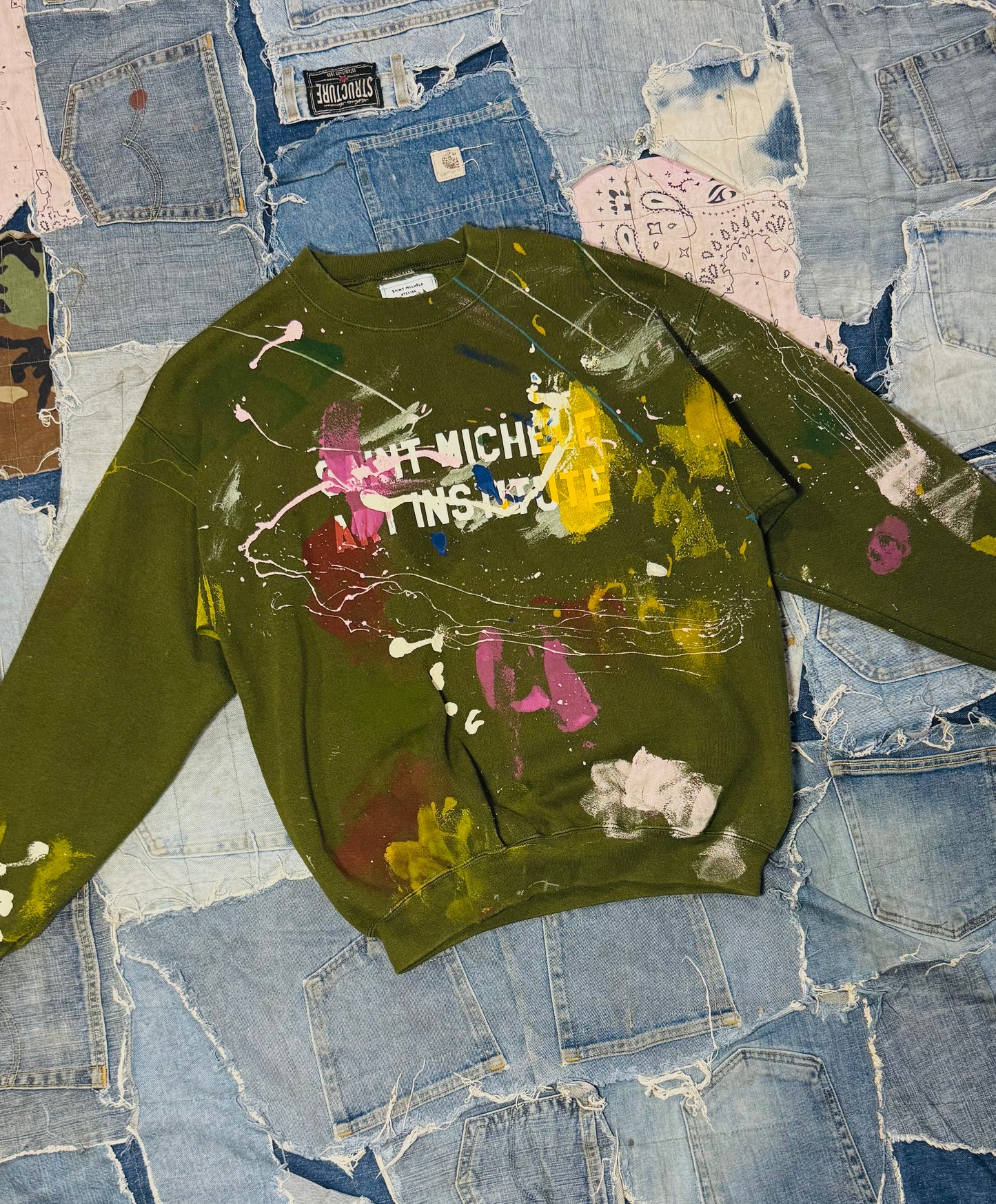 ATELIER ART INSTITUTE PAINTED CREWNECK | 009 - LARGE
