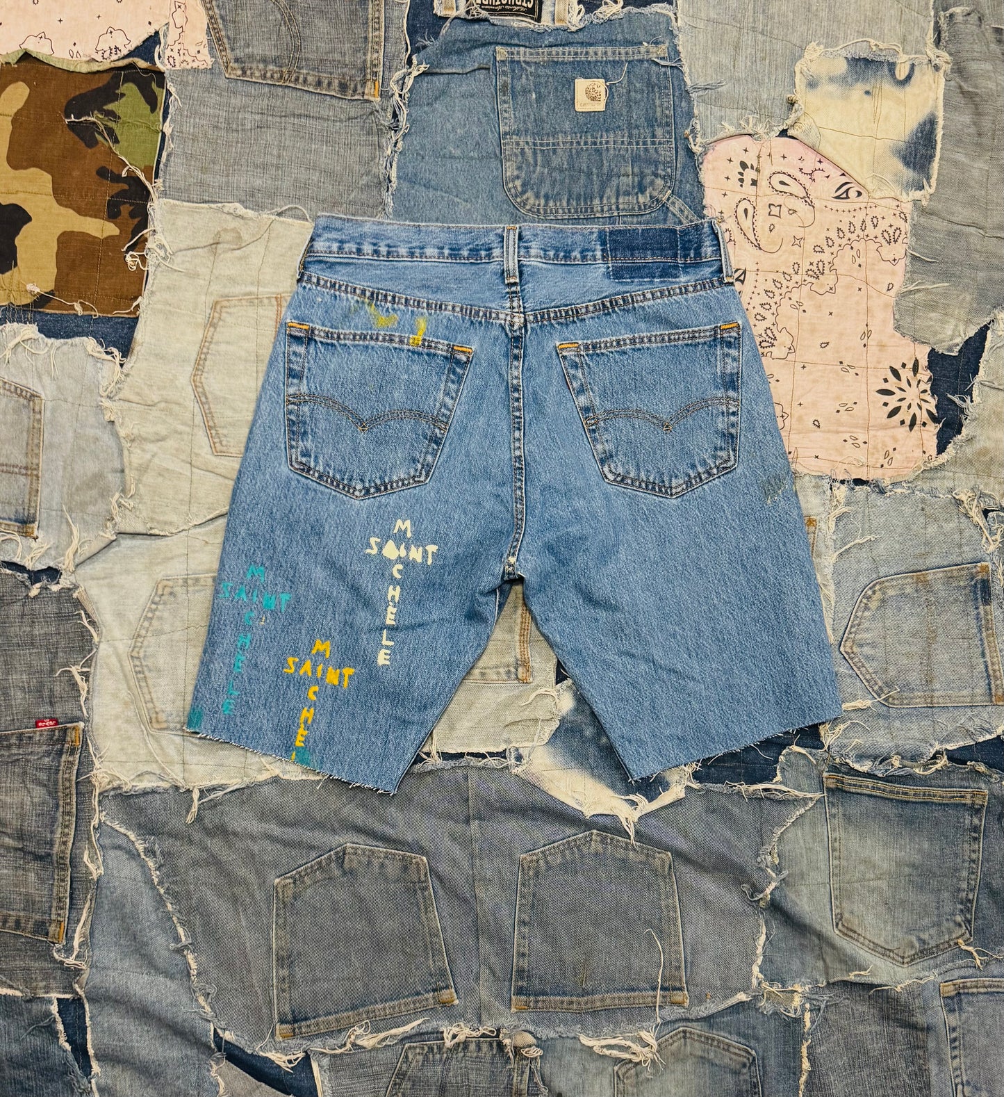 $AINT OF ALL $AINT$ DENIM SHORTS| 001