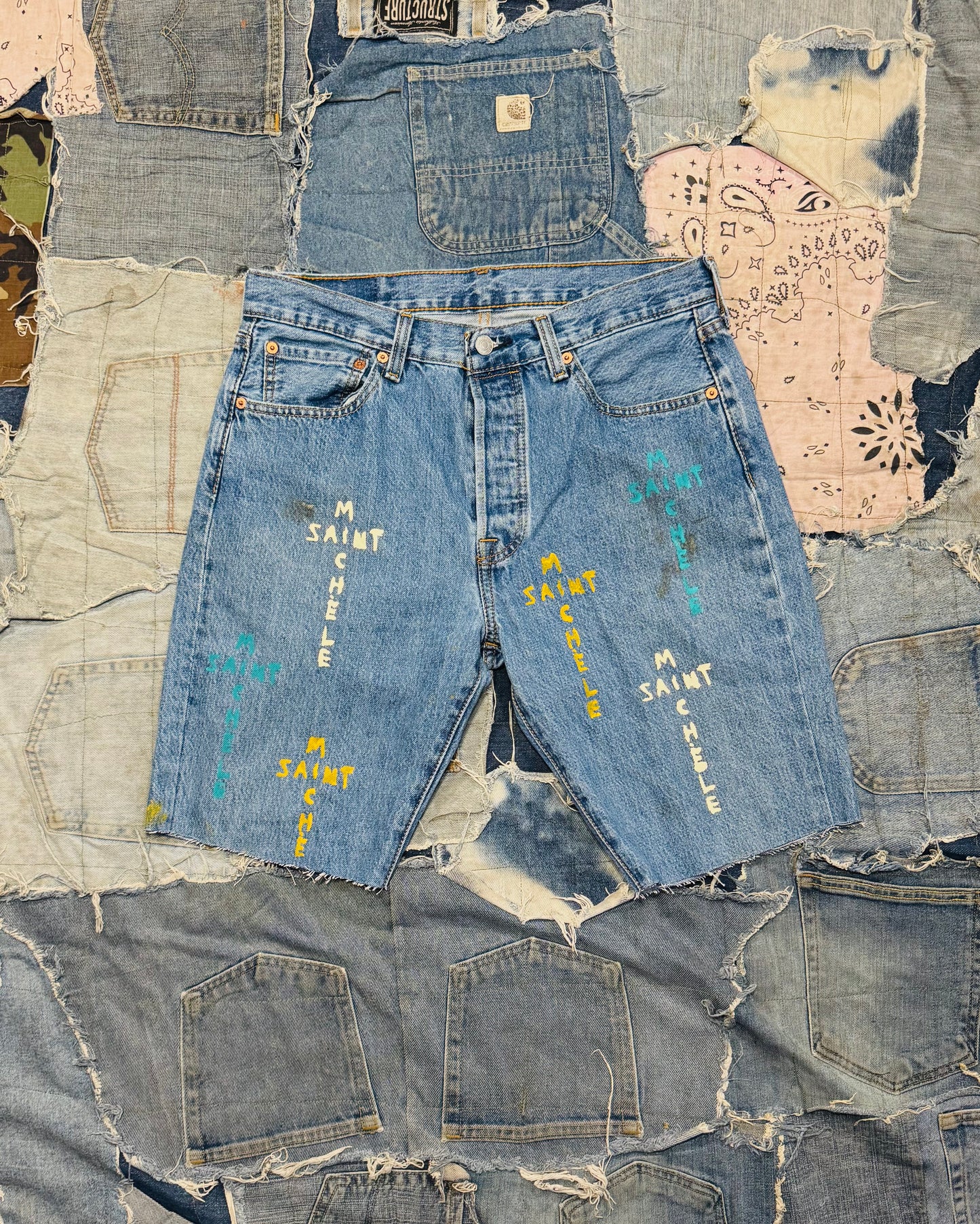 $AINT OF ALL $AINT$ DENIM SHORTS| 001
