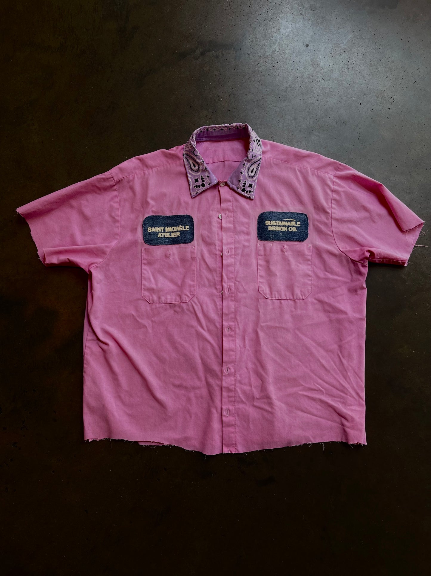 GARMENT DYED RE-WORKWEAR SHIRT | 002