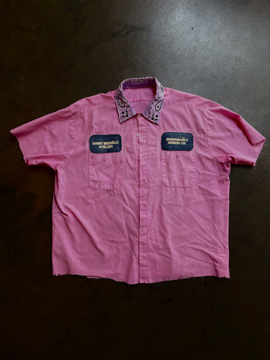 GARMENT DYED RE-WORKWEAR SHIRT | 002