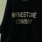 RHINESTONE COWBOY CREWNECK | 001