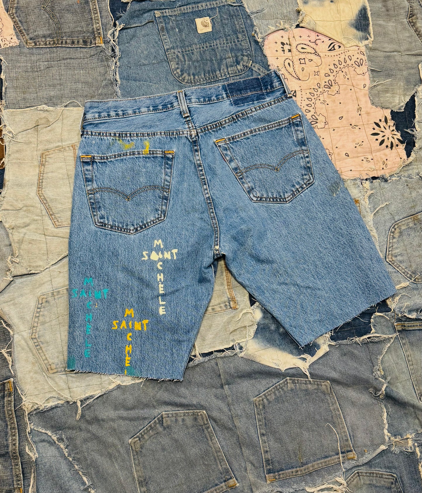 $AINT OF ALL $AINT$ DENIM SHORTS| 001