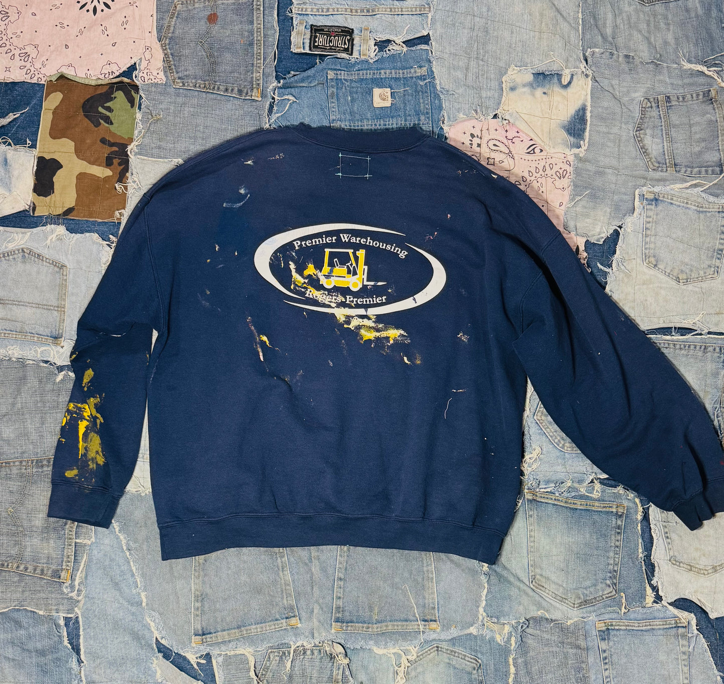 ATELIER ART INSTITUTE PAINTED CREWNECK | 003 - XXLARGE