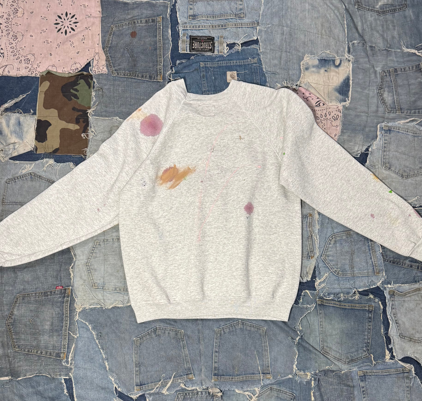 ATELIER ART INSTITUTE PAINTED CREWNECK | 007 - LARGE