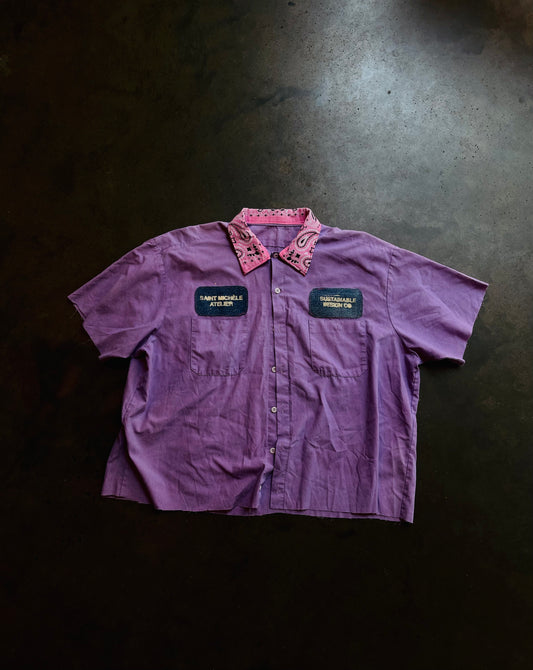 GARMENT DYED RE-WORKWEAR SHIRT | 003