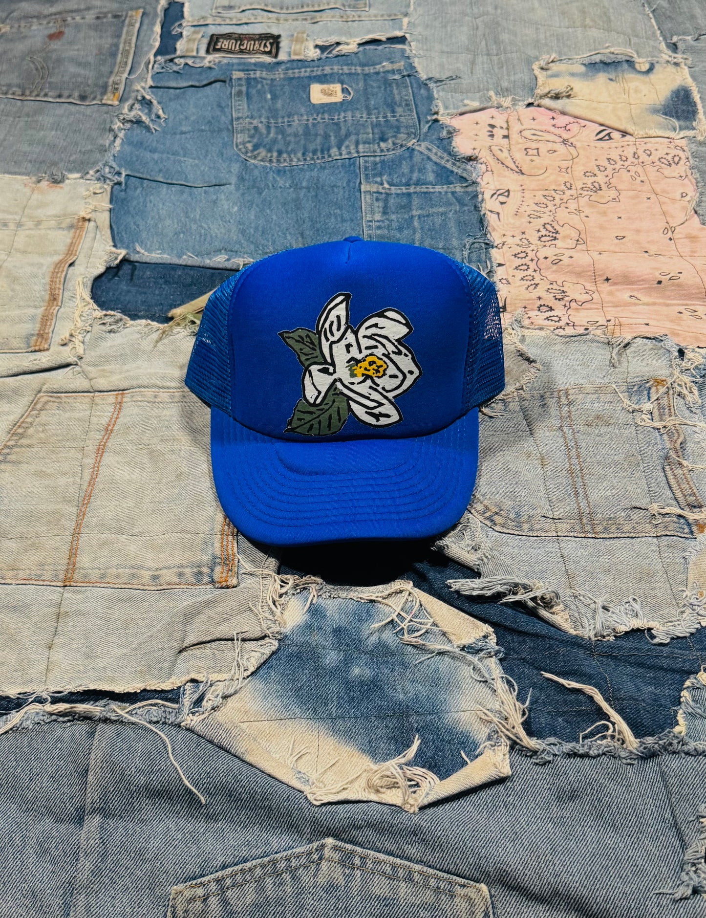 MAGNOLIA TRUCKER HAT | SAPPHIRE