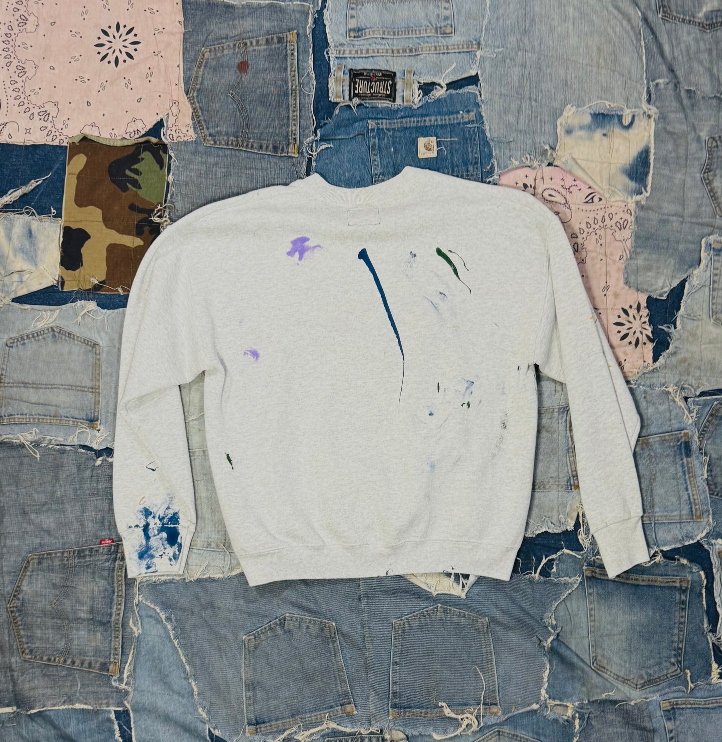 ATELIER ART INSTITUTE PAINTED CREWNECK | 012 - MEDIUM