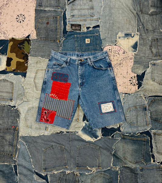 PATCH & REPAIR DENIM SHORTS 003