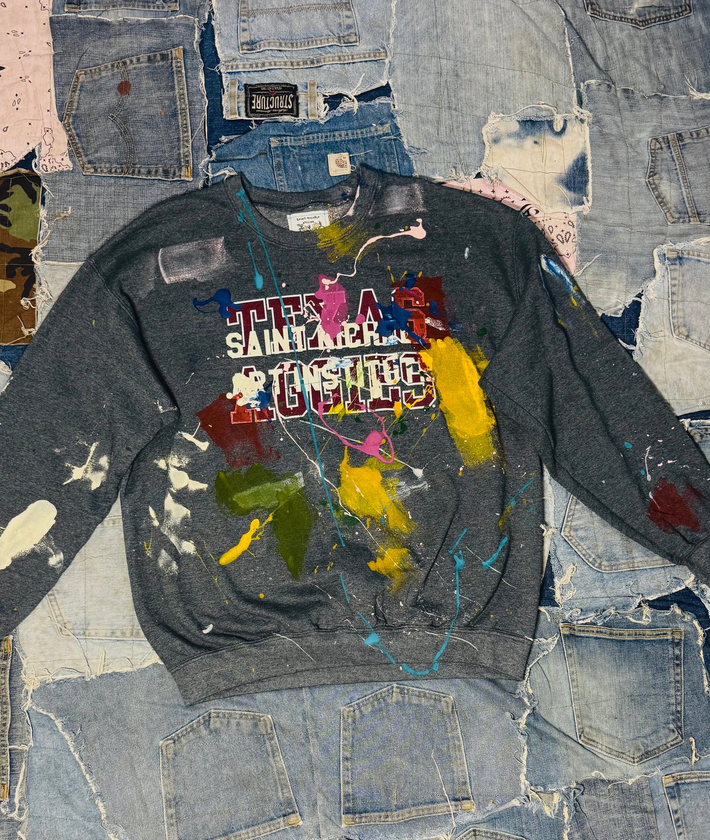 ATELIER ART INSTITUTE PAINTED CREWNECK | 005 - LARGE