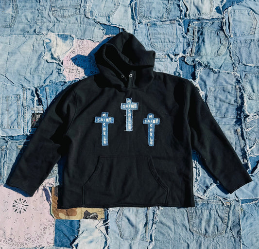 HOLY GHO$T HOODIE | SOOT