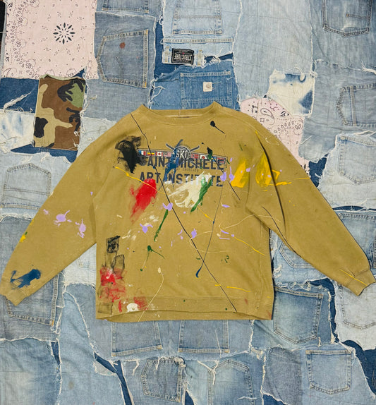 ATELIER ART INSTITUTE PAINTED CREWNECK | 004 - XLARGE