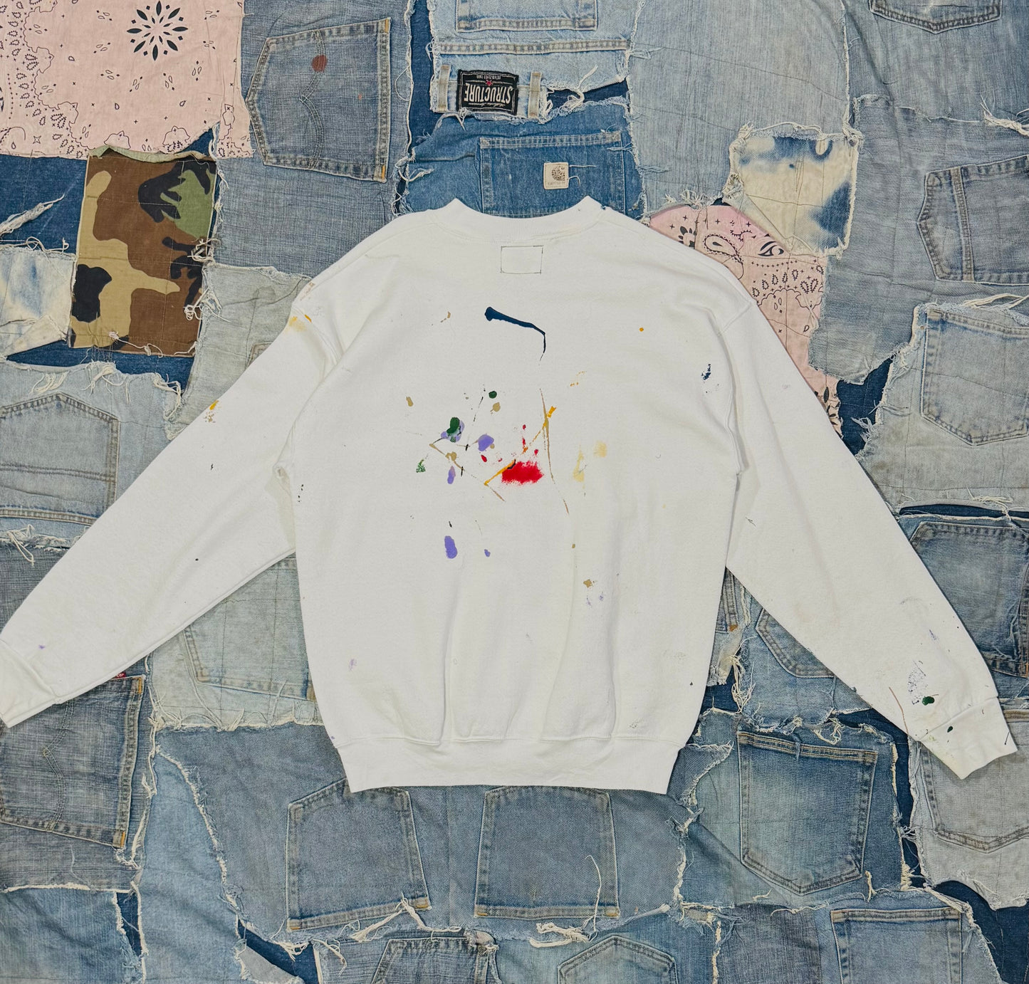 ATELIER ART INSTITUTE PAINTED CREWNECK | 011 - MEDIUM