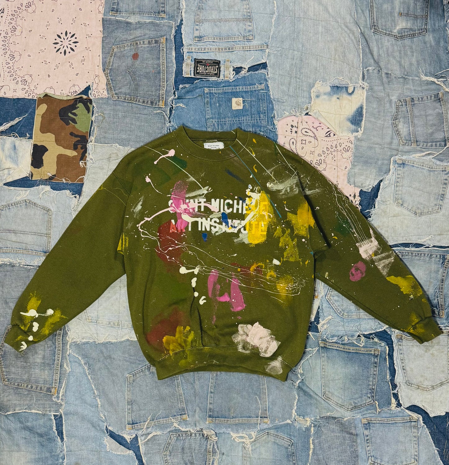 ATELIER ART INSTITUTE PAINTED CREWNECK | 009 - LARGE