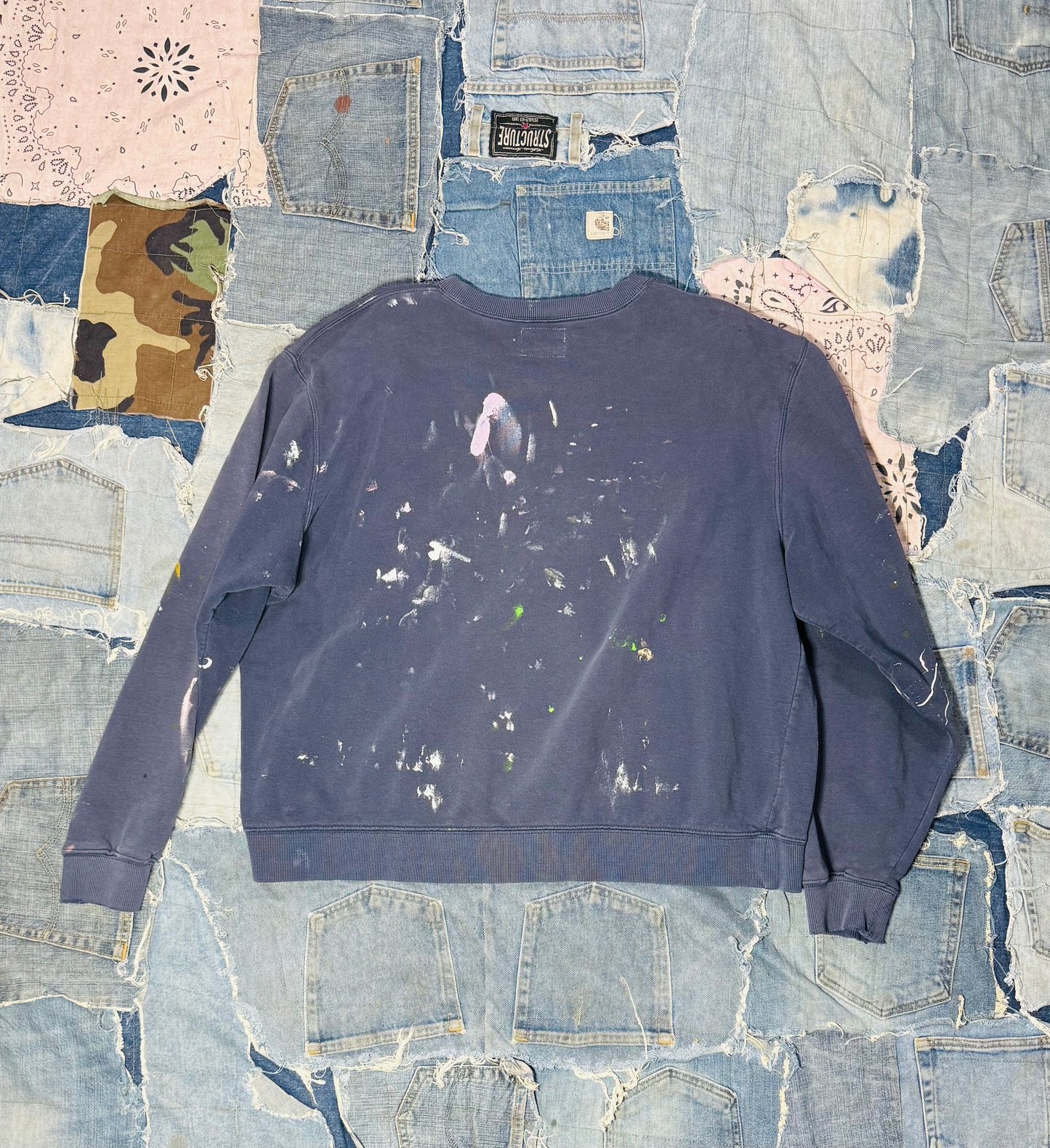 ATELIER ART INSTITUTE PAINTED CREWNECK | 001 -XLARGE
