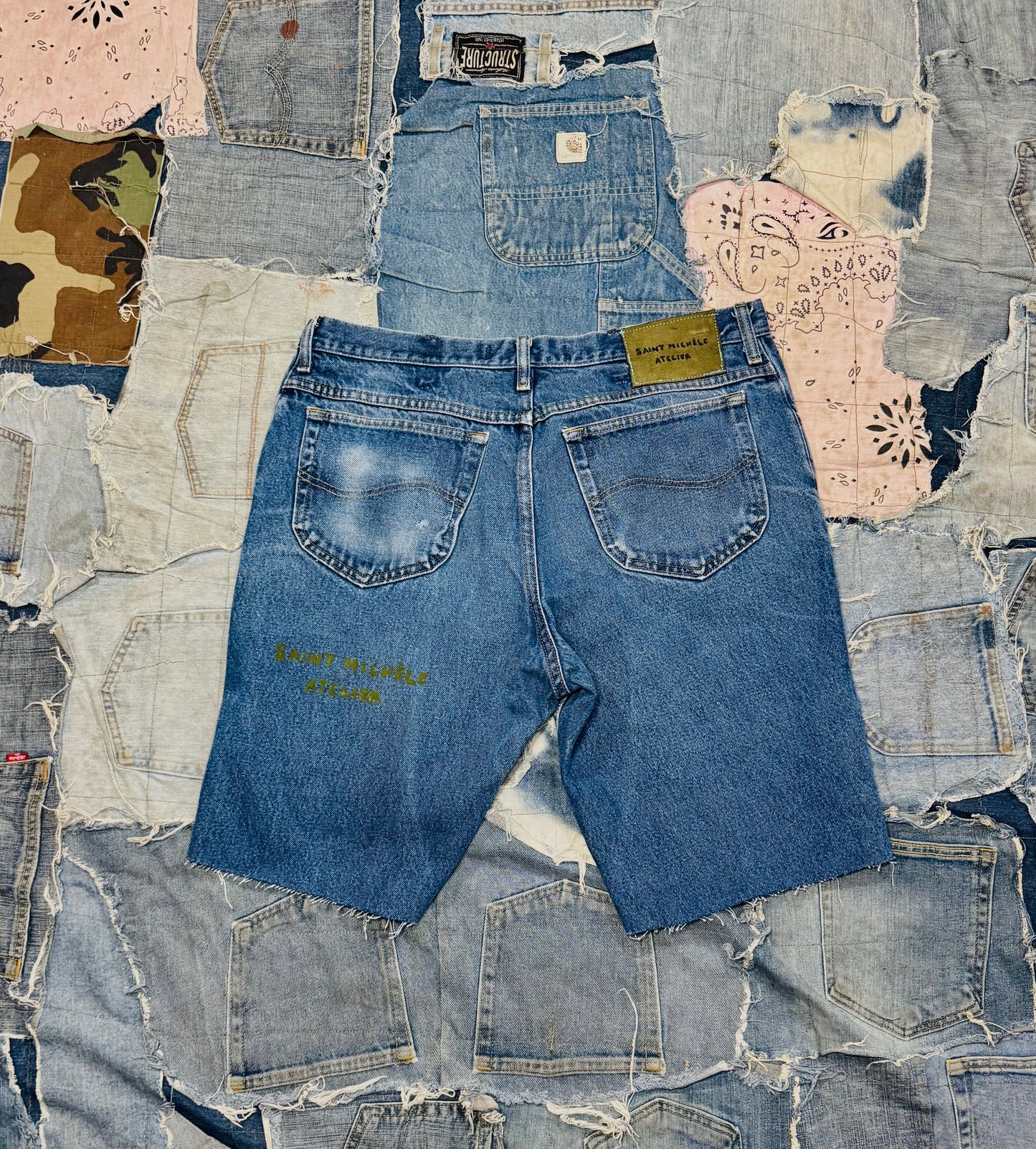 PATCH & REPAIR DENIM SHORTS 004