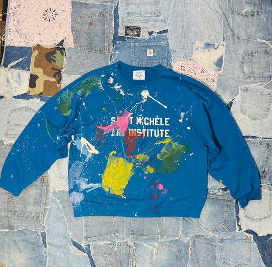 ATELIER ART INSTITUTE PAINTED CREWNECK | 006 - XXLARGE