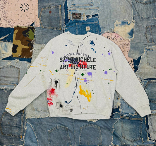 ATELIER ART INSTITUTE PAINTED CREWNECK | 012 - MEDIUM