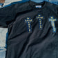 THE REWORKED TRINITY TEE | VINTAGE BLACK