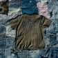 THE REWORKED TRINITY TEE | WORN MILITARY GREEN
