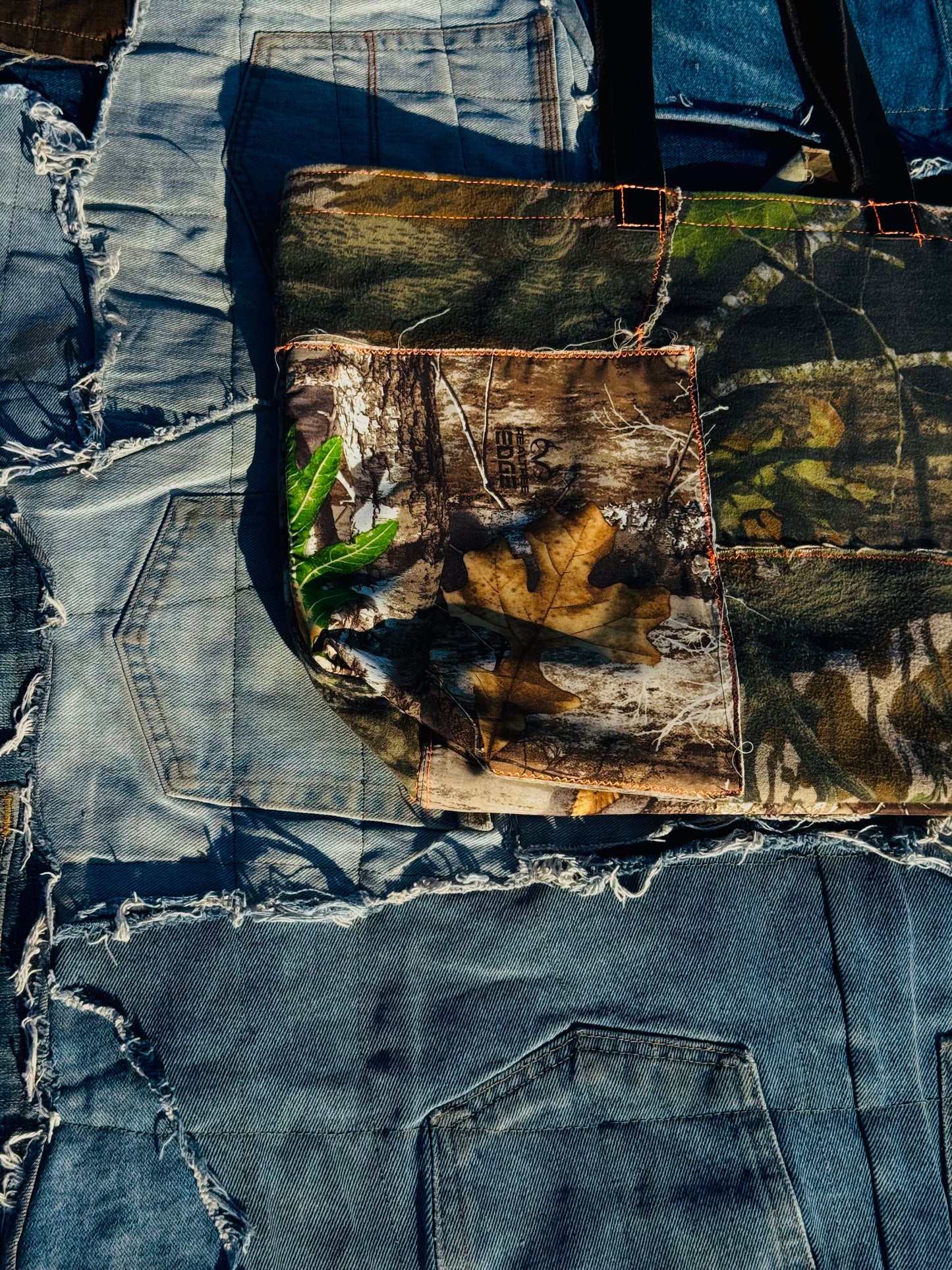 REWORKED PATCHWORK DAILY TOTE | CAMO