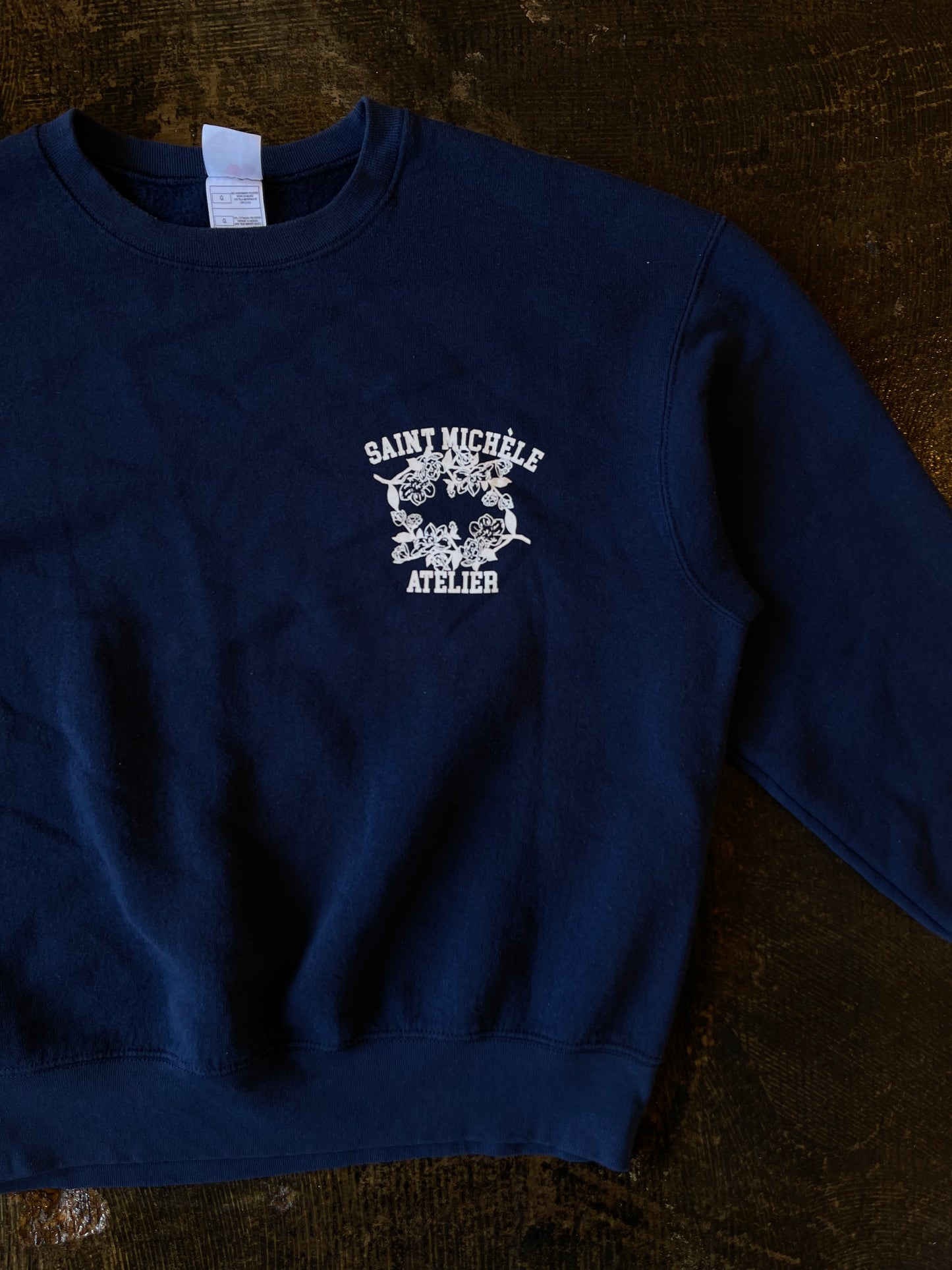 1/1 MAGNOLIA MONEY CREWNECK | VINTAGE NAVY - MEDIUM