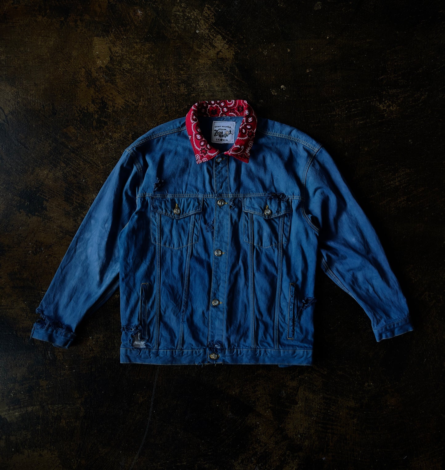 DYED DENIM JACKET | 002