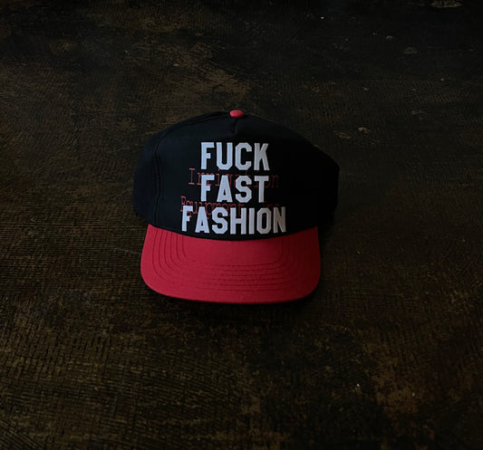 F*CK FAST FASHION UPCYCLED TRUCKER | 006