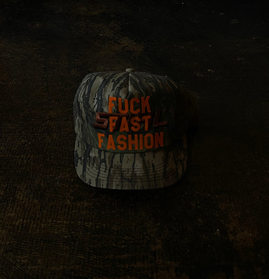 F*CK FAST FASHION UPCYCLED TRUCKER | 011