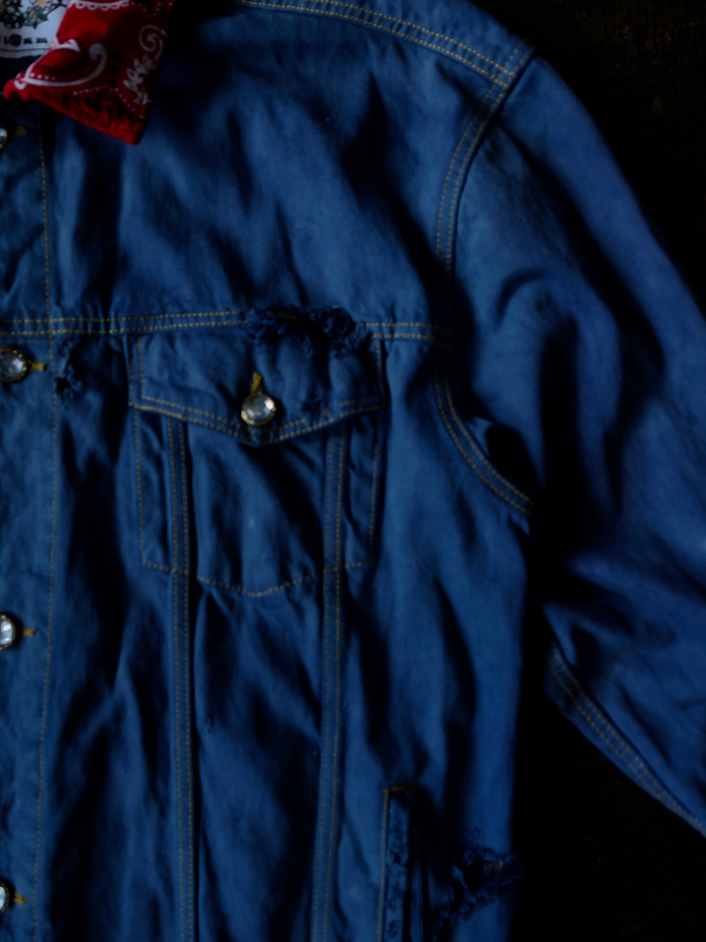 DYED DENIM JACKET | 002