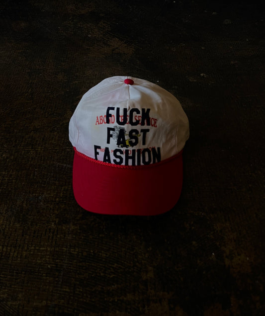 F*CK FAST FASHION UPCYCLED TRUCKER | 012