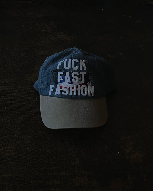 F*CK FAST FASHION UPCYCLED TRUCKER | 008
