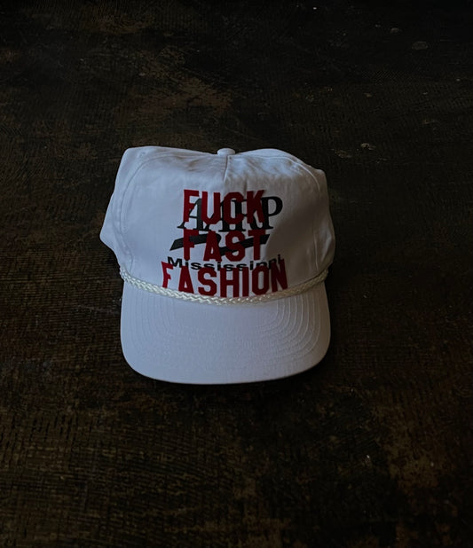 F*CK FAST FASHION UPCYCLED TRUCKER | 005